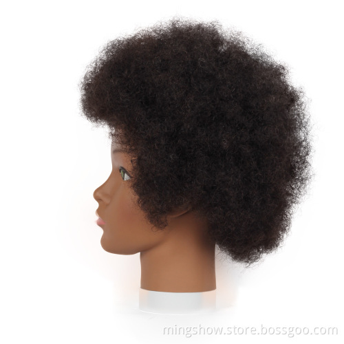 realistic dummy African Afro doll head mannequin heads